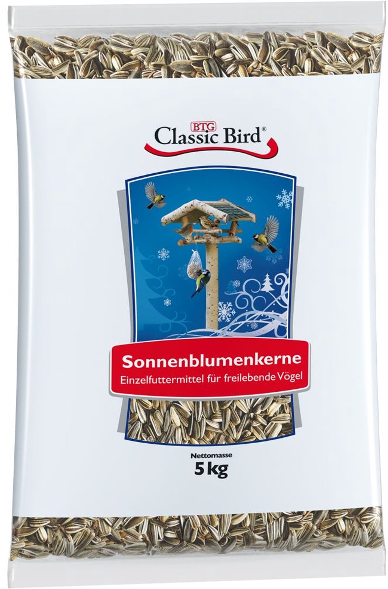 Classic Bird zonnebloempitten gestreept - 5 kg