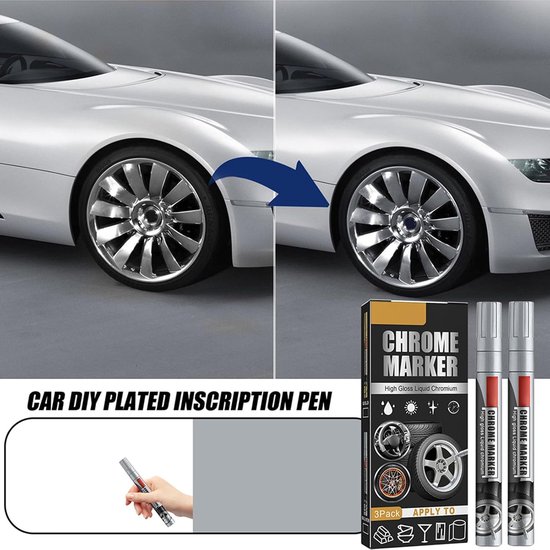 Pssopp Stylos Anti-Rayures De Voiture Stylo De Peinture De Retouche
