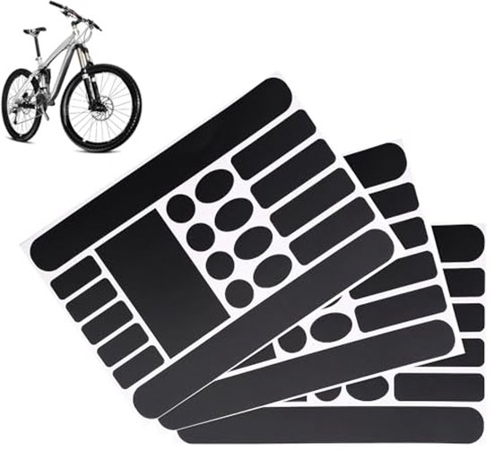 Reflectie stickers wit/zilver - Stickers die reflecteren voor op je fiets, helm