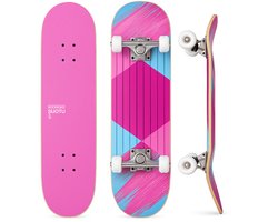 foto van Suotu Skateboard - 80x20cm - ABEC-9 - 95A - schokabsorptie - Jongens - Meisjes - Volwassenen Skateboards