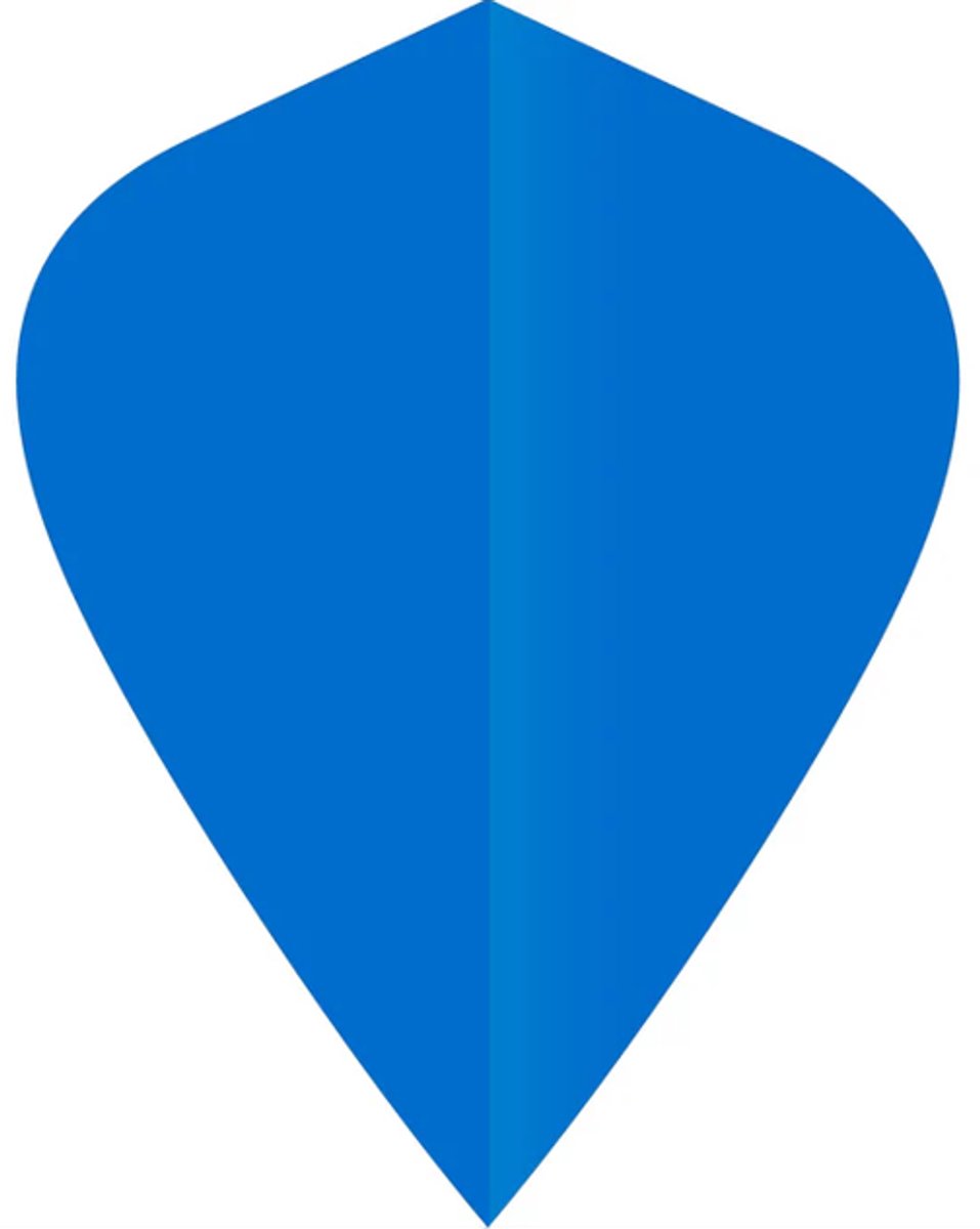 DLDarts - Kite Flights - 75 micron - 1 Set - Blauw