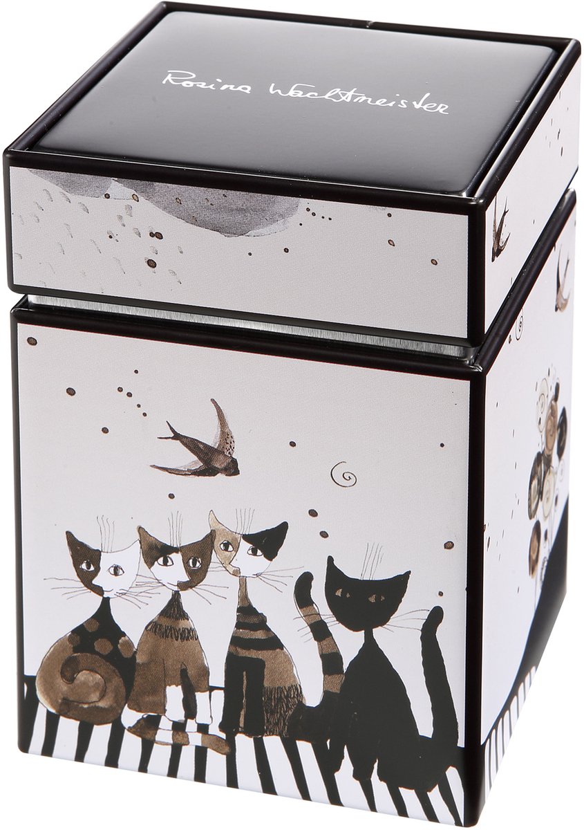 Goebel - Rosina Wachtmeister | Theedoos Palladia e le sue amiche | Bewaardoos - 11cm - Artis Orbis - 4 stuks