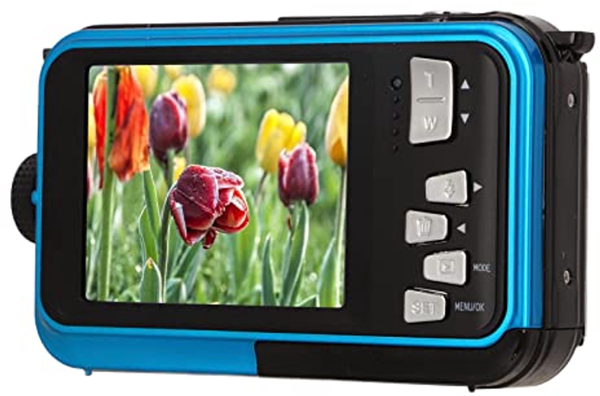Waterdichte digitale camera met dubbele schermen voor onderwaterfotografie 16X zoom