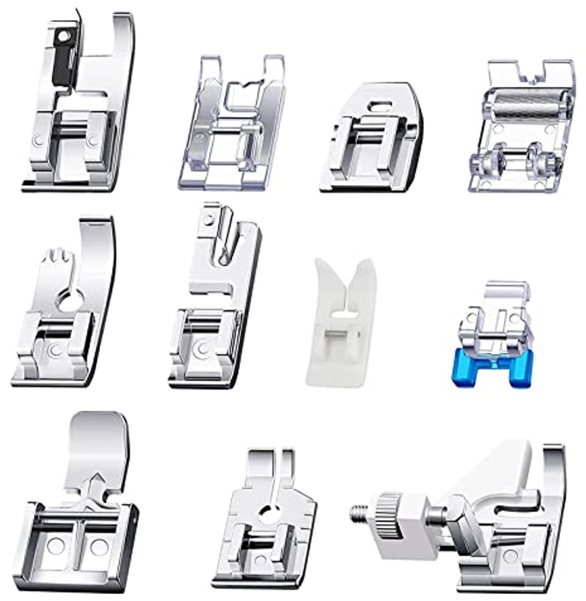 11 Delige Multifunctionele Naaivoet Set voor Naaimachines