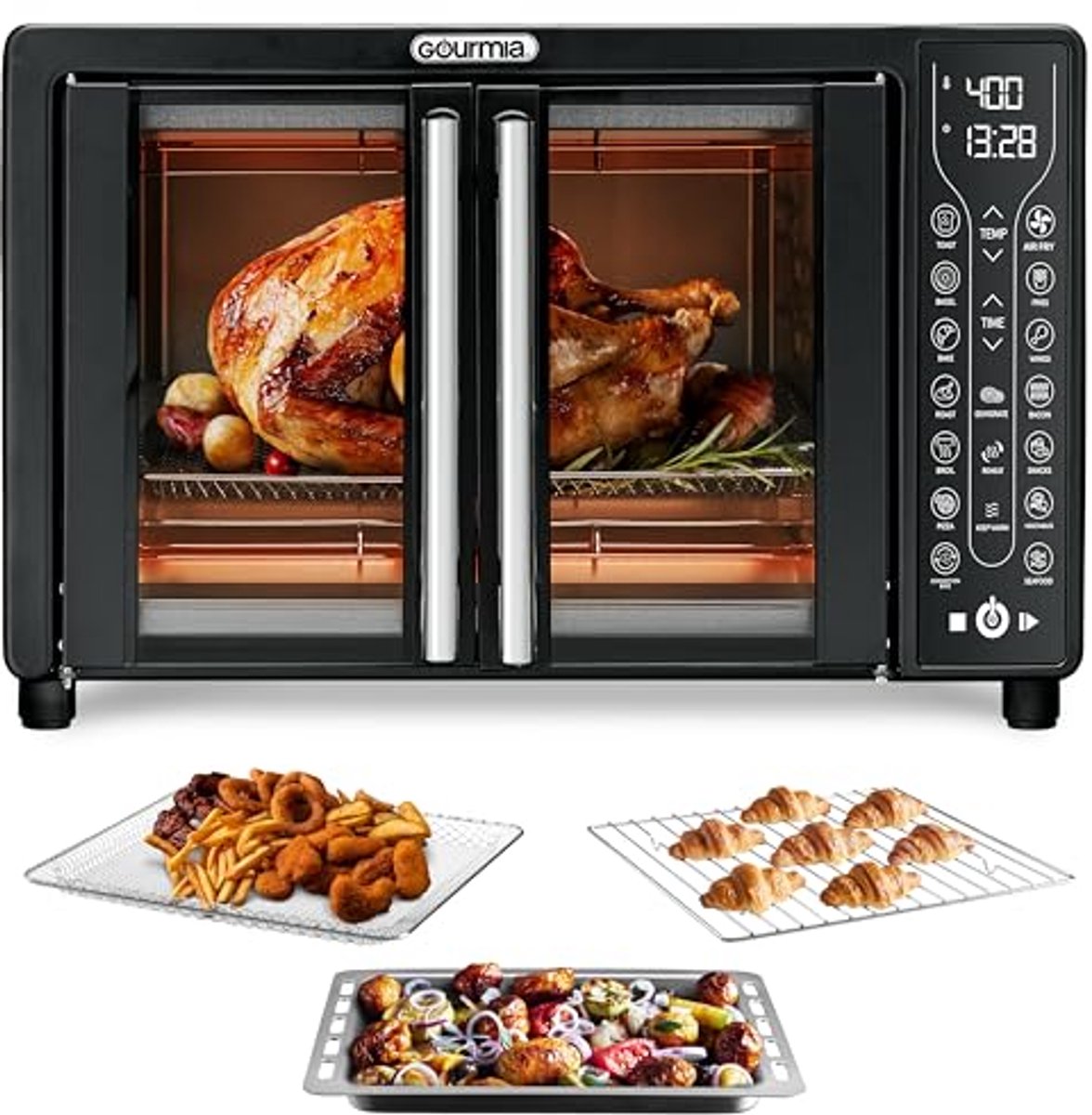 Digitale Air Fryer Oven met Broodroosterfunctie 17