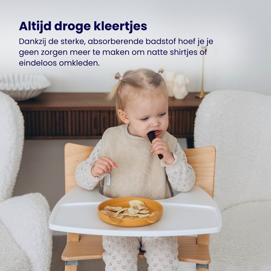 Funnies Slabbetjes 10-Pack - Stone Green - Set van 10 Stuks - Slab voor Kinderen - Slabbertjes Baby - Slabber van Funnies. — afbeelding 5