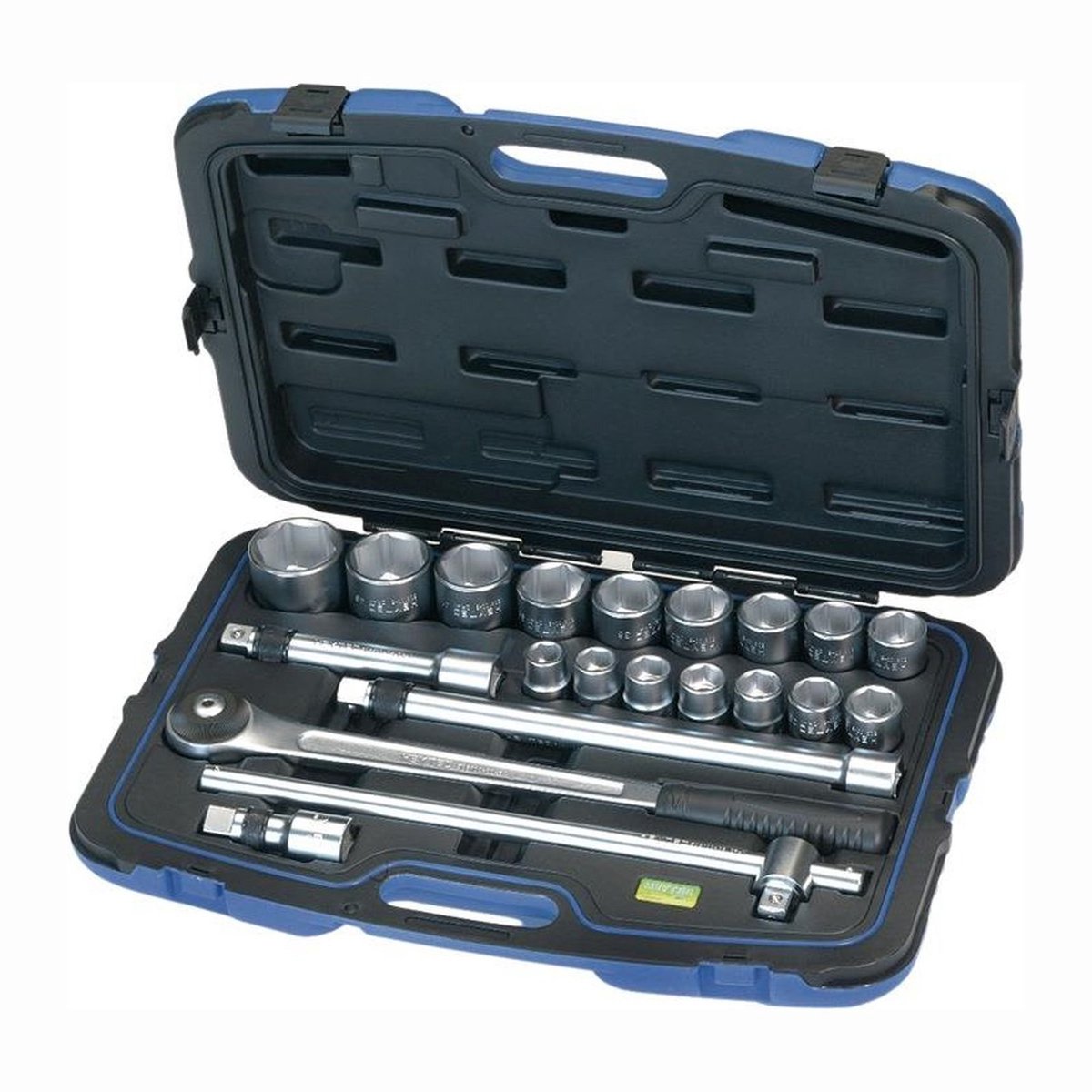 Heytec dopsleutelset 21-delig 3/4″ SW 19-50 mm Aantal tanden 72 z...