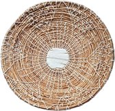 Décoration murale Salvia (50 cm) – Un hommage floral à l'artisanat balinais - Style Boho- Panier mural fait main