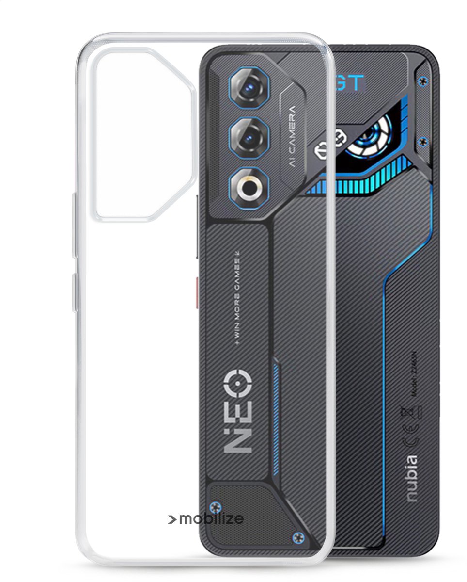 Mobilize Doorzichtig Hoesje geschikt voor Nubia Neo 3 GT Telefoonhoesje Flexibel TPU | Mobilize Gelly Case Backcover | Doorzichtig Telefoonhoesje Neo 3 GT | Neo 3 GT Case | Back Cover - Transparant