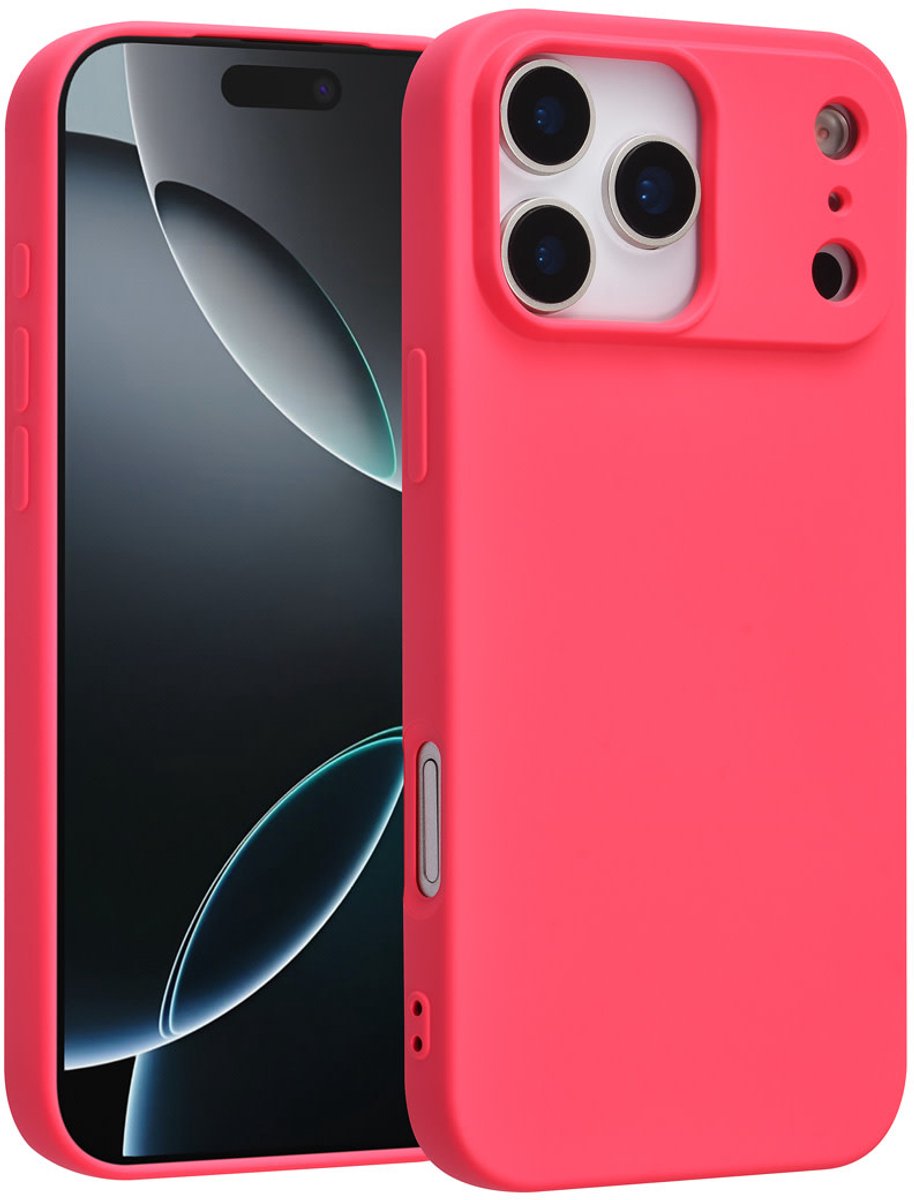 TUNIQ Back cover voor iPhone 17 Pro Max - Slank Design - Hot Pink