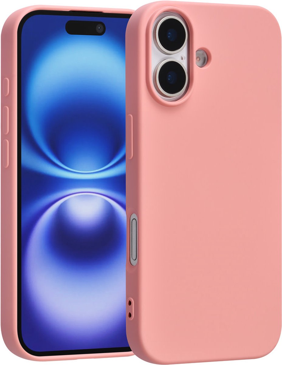 TUNIQ Back cover voor iPhone 17 - Salmon Pink - Schokabsorberend - Antislip ontwerp