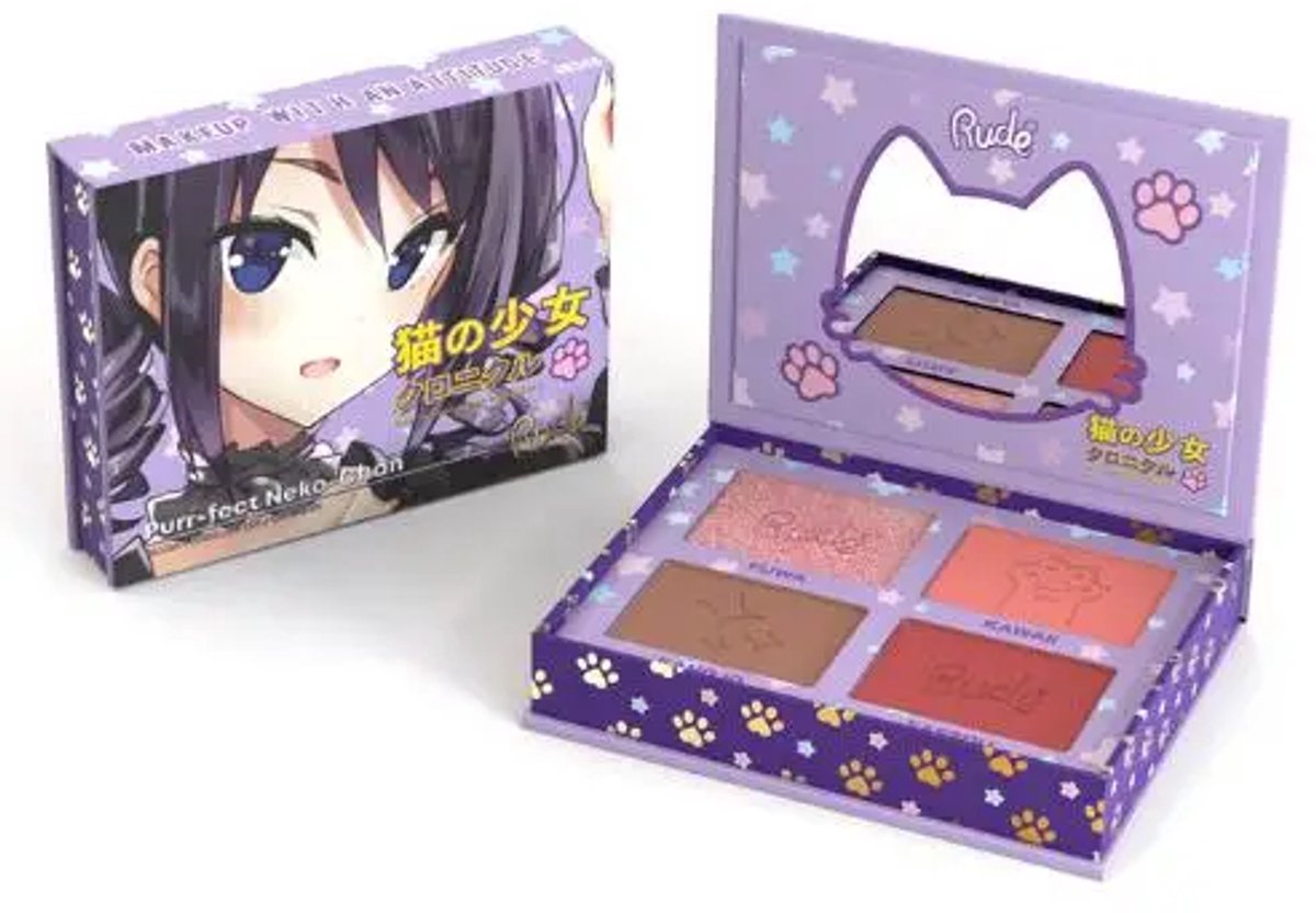 Rude Cosmetics Manga Contourkit Purr-fect Neko-Chan