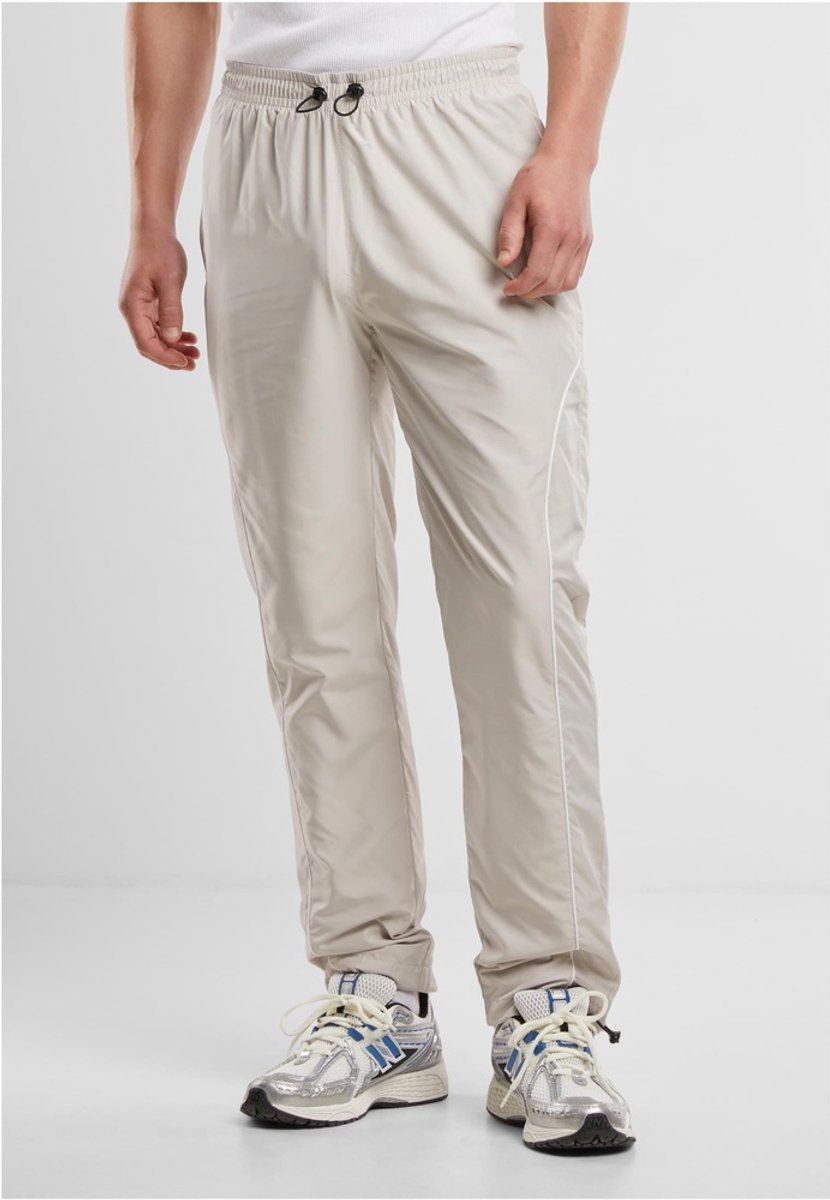 Urban Classics Piped Panel Trainingsbroek Grijs