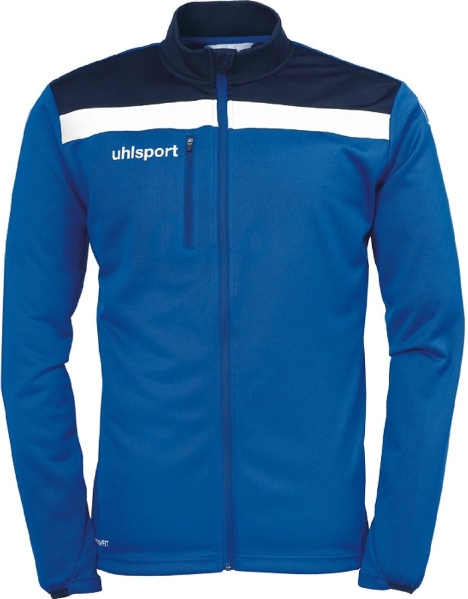Uhlsport Offense 23 Poly Jacket Azuur Blauw-Marine-Wit Maat 3XL