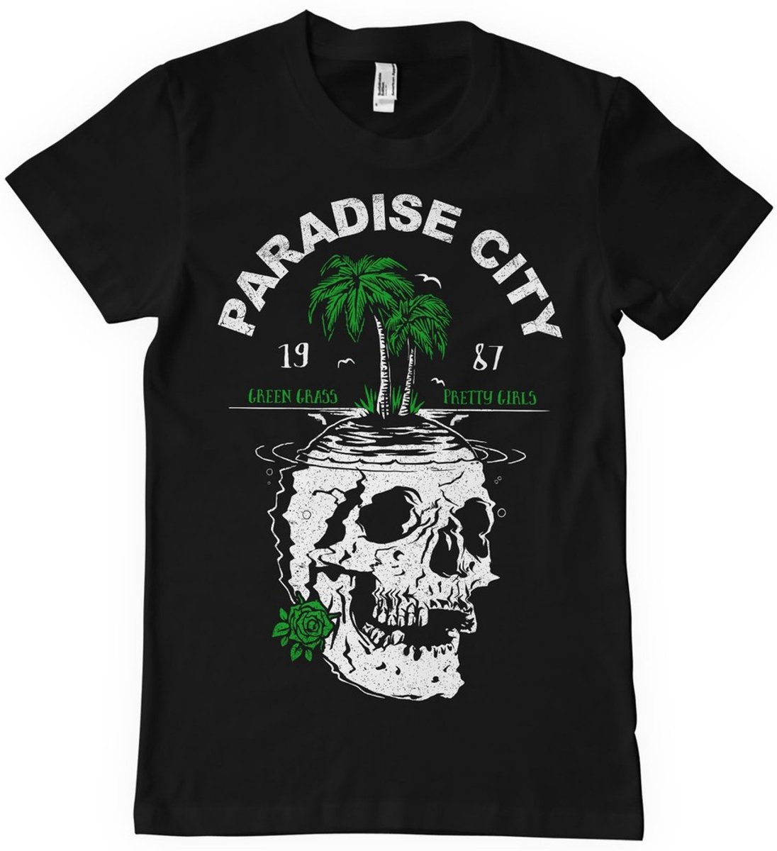 Guns & Roses Paradise City T-Shirt Black-M