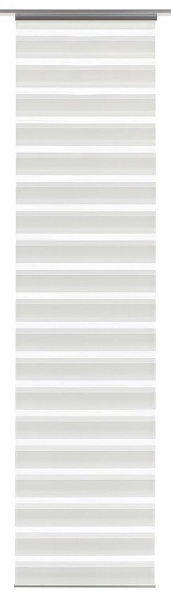 GARDINIA Zen Silence paneelgordijn, schuifgordijn, gordijn, bogen groen, 60 x 245 cm (B x H
