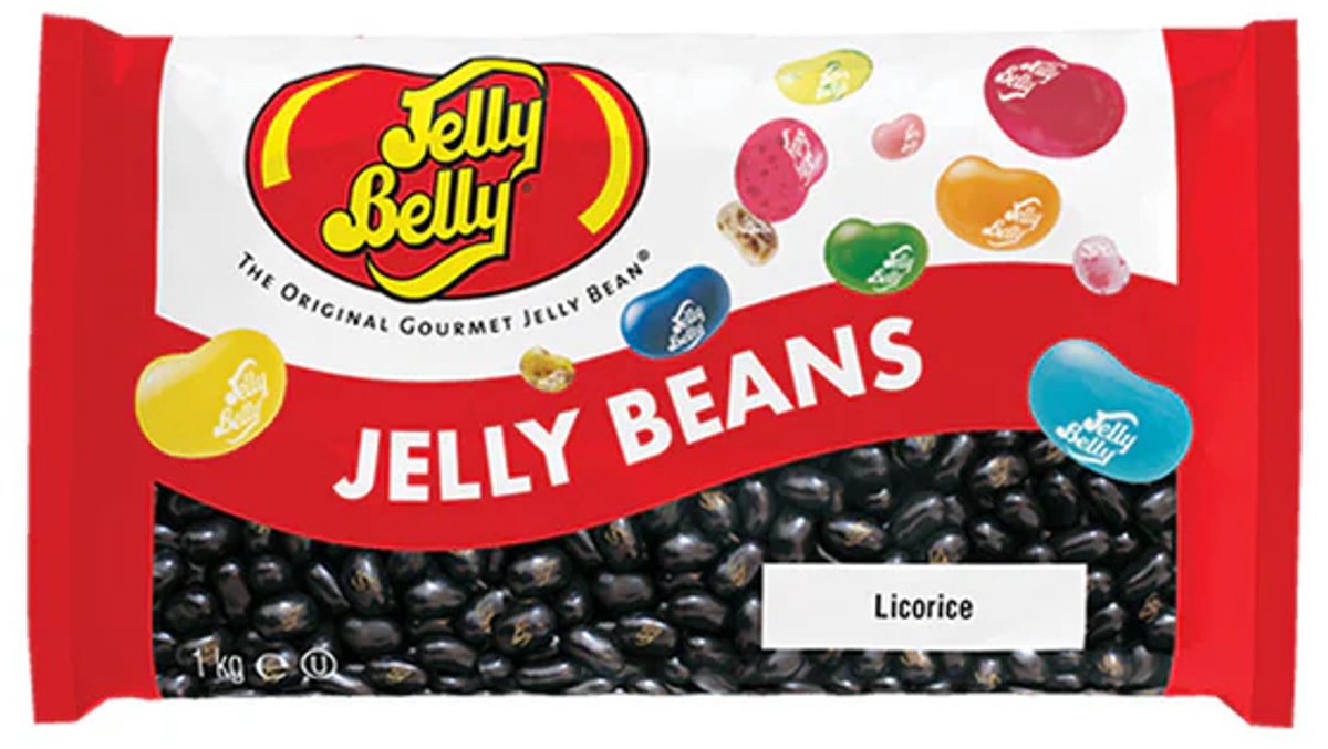Jelly Beans | Liquorice / Drop 1kg