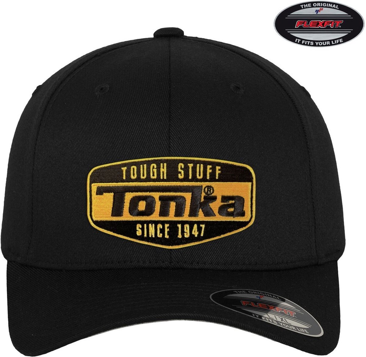 Tonka Tough Stuff Flexfit Cap Black-L/XL