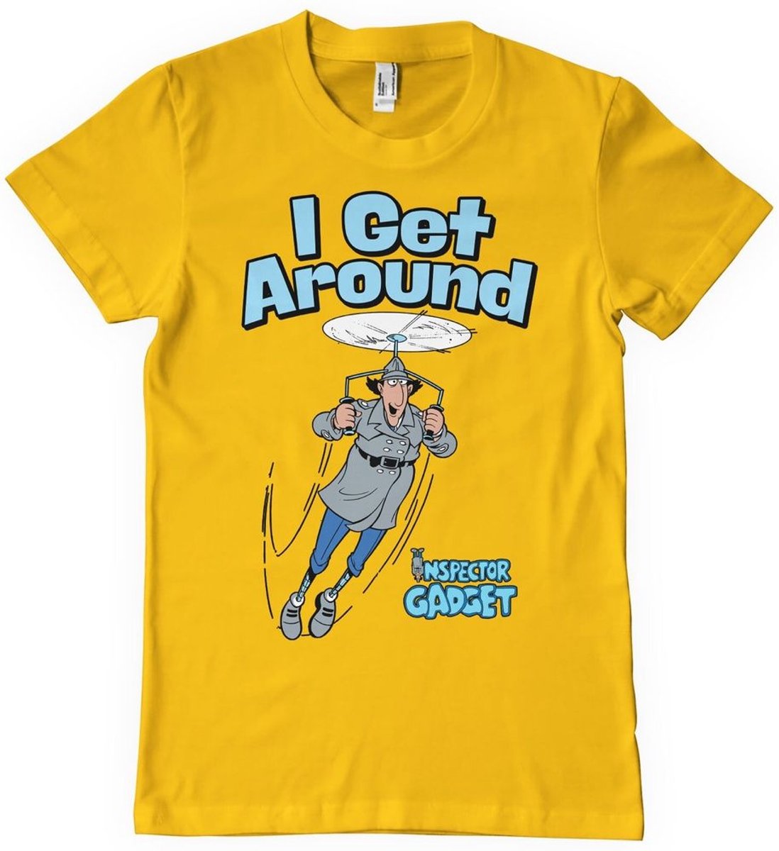 Inspector Gadget T-Shirt I Get Around T-Shirt CPLG-1-IG001-H60-4 Gold-XXL