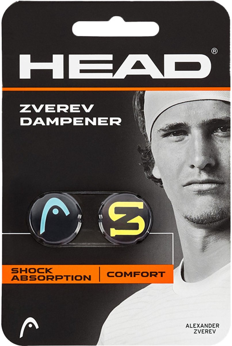 Head Zverev Tennisdemper Vibratiedemper Zwart