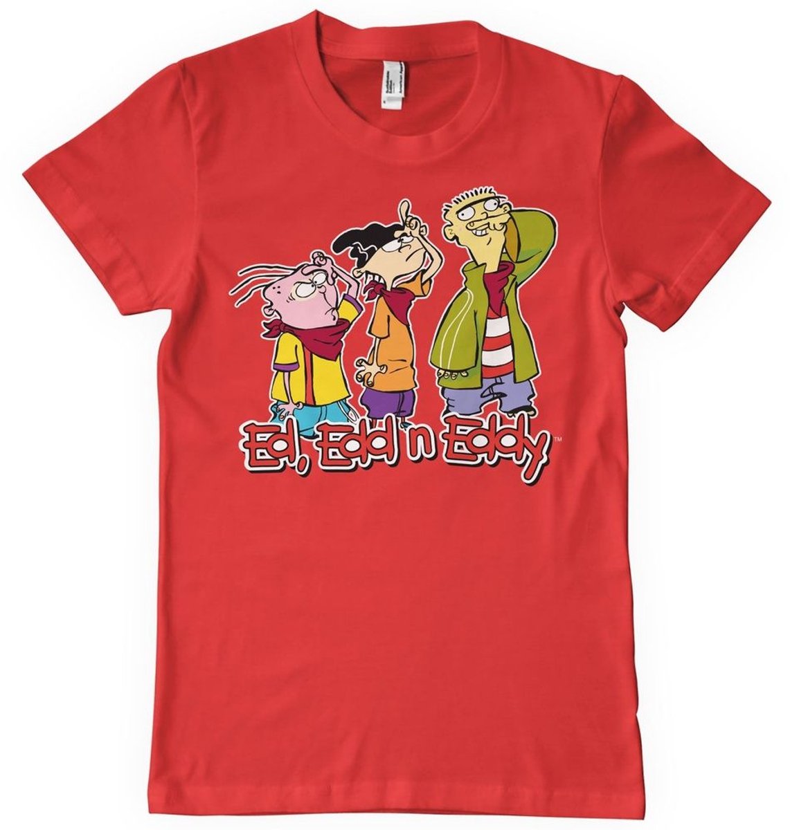 Cartoon Network Ed, Edd n Eddy T-Shirt WB-1-EEE001-DTF920 Red-XL