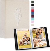 Lijsten België | Insteek fotoalbum Cloth voor 200 foto's 10x15 cm 10x15 cm | zwart