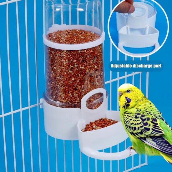Mangeoire à Oiseaux Avec Perchoir - Sans Désordre, Facile à Remplir - Pour Perruches, Canaris… - 4