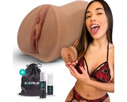 DailyPlay Pocket Pussy Pornstar Mia Nins – Masturbator met Kont en Kunst Vagina voor Man – Sex Toys Mannen en Koppels – Nep Kut