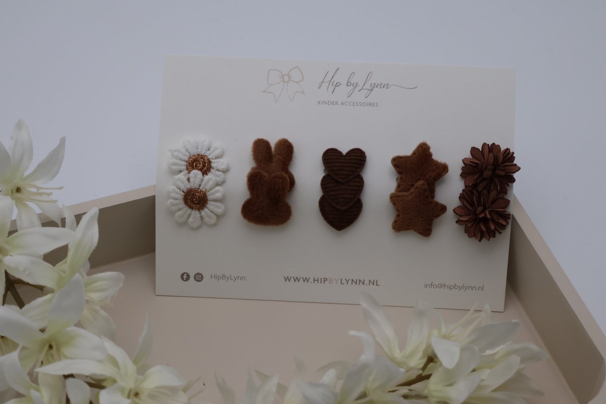 HipByLynn - Antislip haarspeldjes baby - Antislip haarspeldje - Antislip speldje - Dunne haartjes - Sophie - Eerste haarspeldje - Baby haar