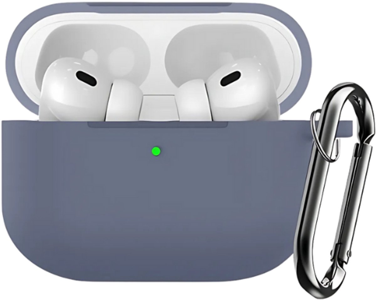 okido - Hoesje geschikt voor Airpods Pro 3 - Silliconen case voor Airpods - Lavendel - Case geschikt voor Apple AirPods Pro 3 - Airpods hoes