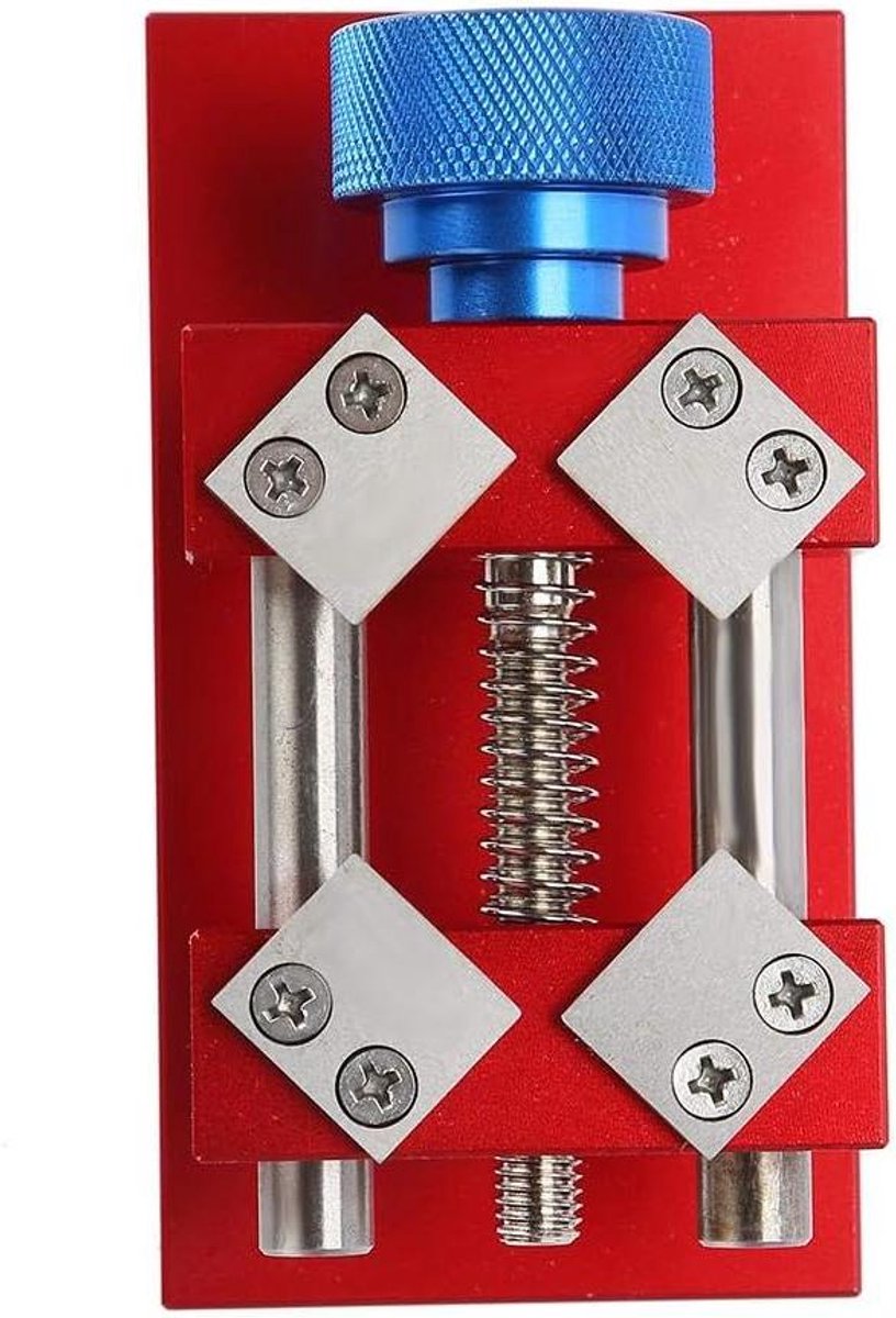 Allecto plus - Horlogekastverwijderaar Gereedschap Werkbank Behuizingsopener Reparatieset, Rood