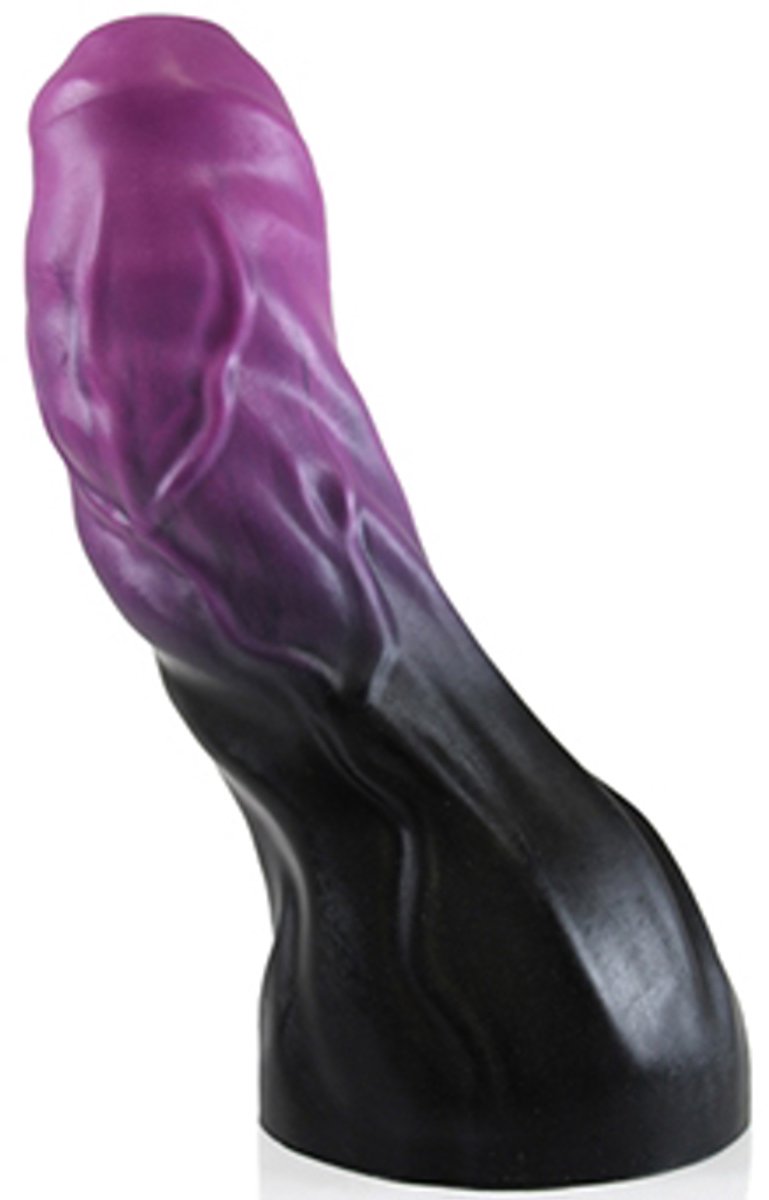 HellHound Horus Dildo - Black Purple - Small