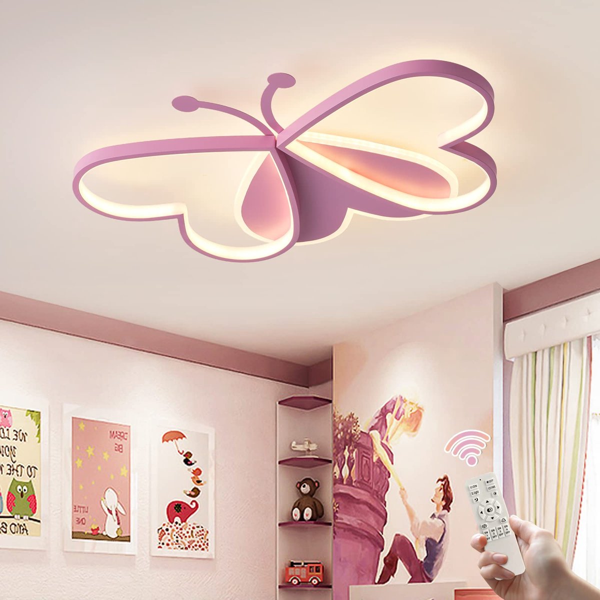 Azomor® Moderne dimbare plafondlamp met schmetterling ontwerp voor elke kamer