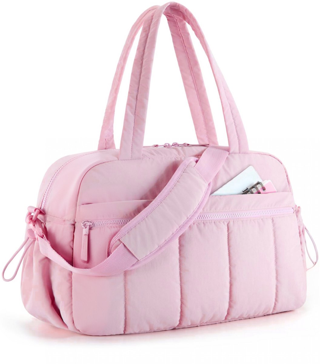 Geweo Reistas Handbagage 40x30x20 - Weekendtas dames - handbagage vliegtuig -handbagage tas ryanair transavia - Roz