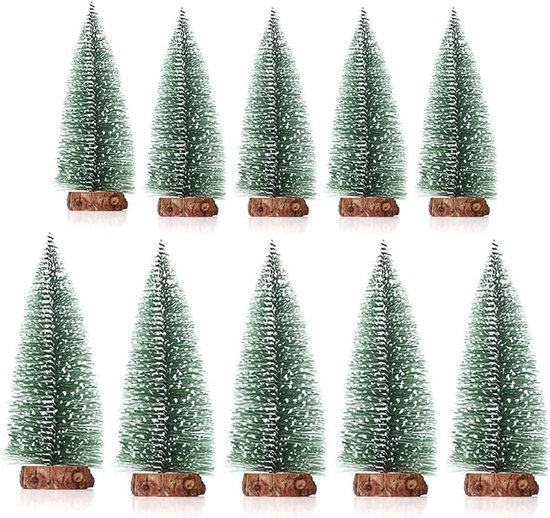 40 stuks mini-kerstboom, kunstkerstboom, tafel, bomen voor de decoratie