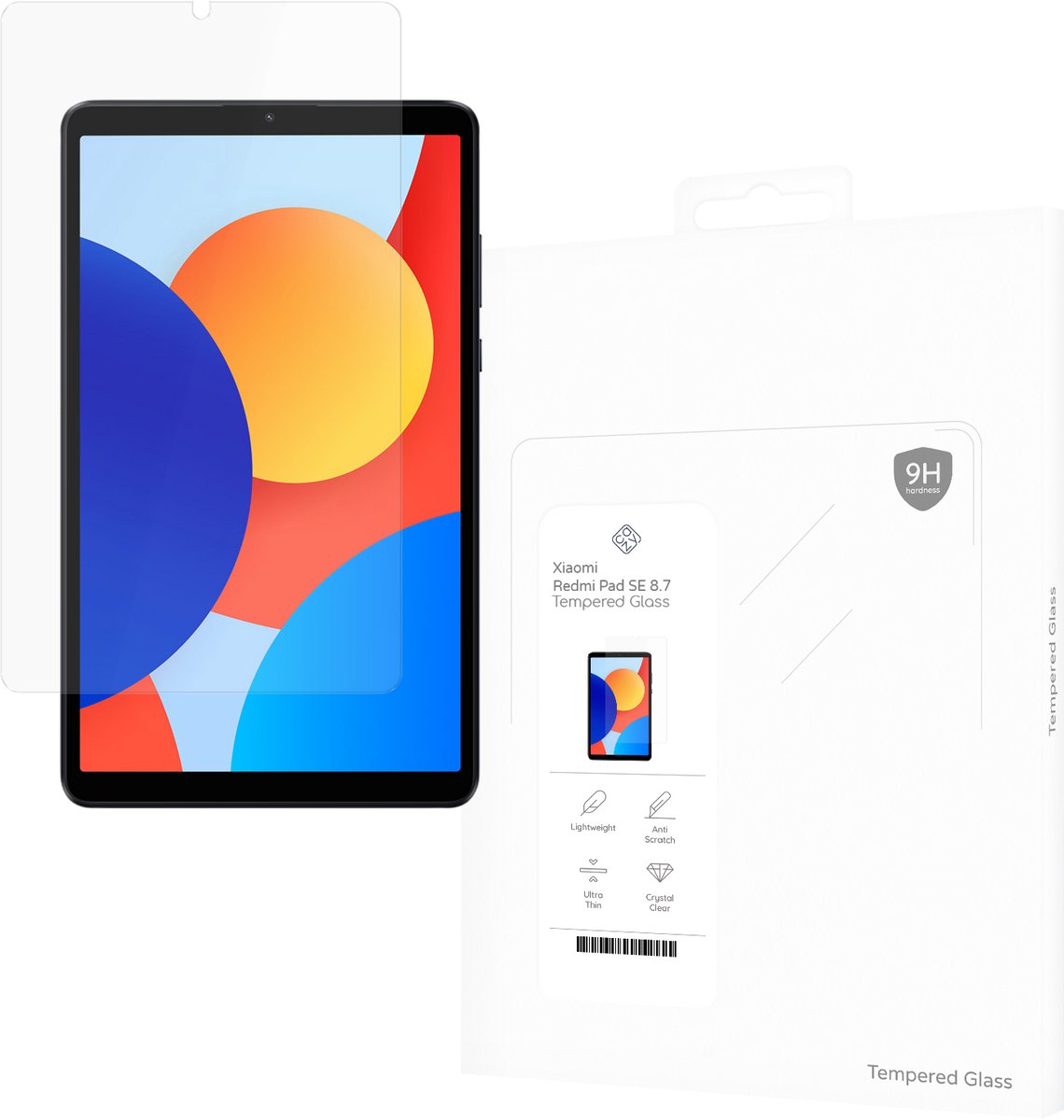 Cazy screenprotector geschikt voor Xiaomi Redmi Pad SE 8.7 - Screenprotector Tablet Glas