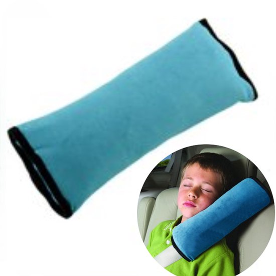 Autostoel Hoofdsteun - Auto Veiligheid Riemen - Beschermen Auto Gordel - Pluche Kussen Schouder - Kussens Cover Voor Kinderen - LOUZIR