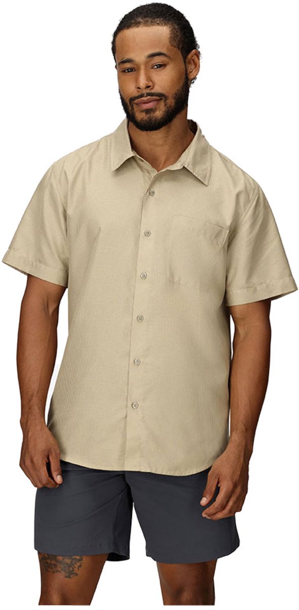 Marmot Airexchange Overhemd Met Korte Mouwen Beige 2XL Man