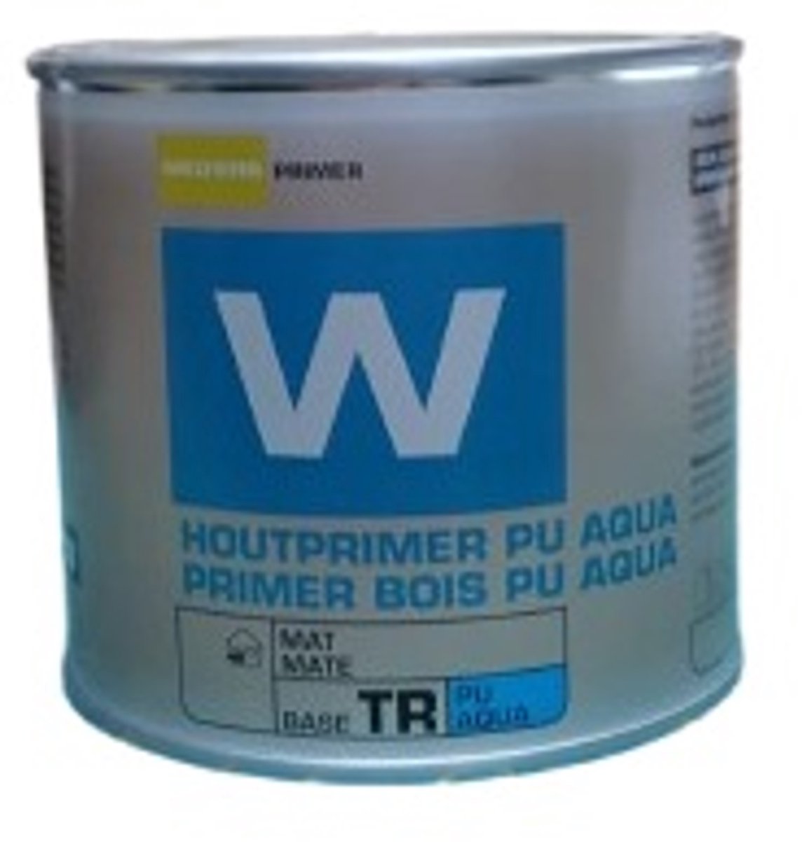 Welters Houtprimer pu Aqua wit 0.5 liter