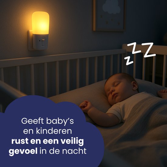 Geeft baby's en kinderen rust en een veilig gevoel in de nacht