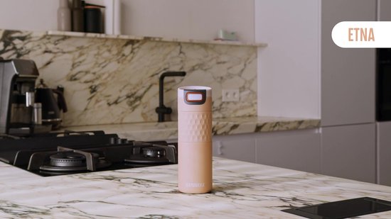KAMBUKKA thermosbeker - Etna Grip - 500ml - Pale Purple - dubbelwandig met 3in1 deksel - KA-11-01049