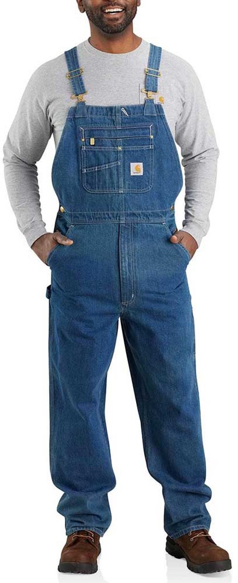 Carhartt Denim Overall Blauw 38 / 34 Man