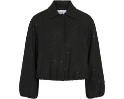Vila Jas Vicapsy L/s Glitter Jacket 14110817 Black Beauty Dames Maat - 40