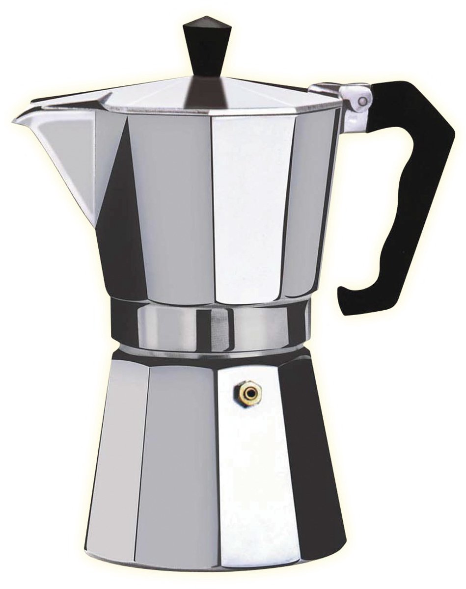 Floria Moka Pot Percolator 6-kops – Espressopot Aluminium – 