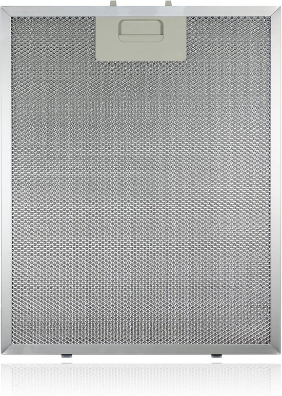 1 filtre de hotte aspirante en métal - Filtre à graisse - Filtre de hotte aspirante universel - 320 x 260 mm - Filtre de hotte aspirante universel en maille d'aluminium à 5 couches - Convient à de nombreuses grandes marques de hottes aspirantes.