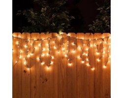 Giftmas IJspegel Kerstverlichting – 120 LED's – 4m - Koppelbaar tot 12m - Kerstversiering Voor Binnen en Buiten - Kerstdecoratie