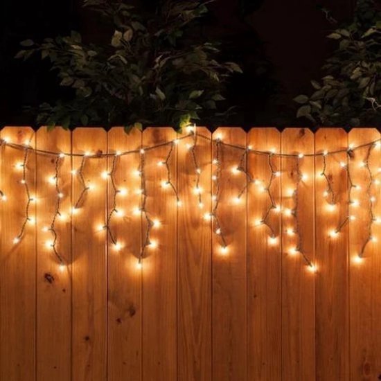 Giftmas IJspegel Kerstverlichting – 120 LED's – 4m - Koppelbaar tot 20m - Kerstversiering Voor Binnen en Buiten - Kerstdecoratie