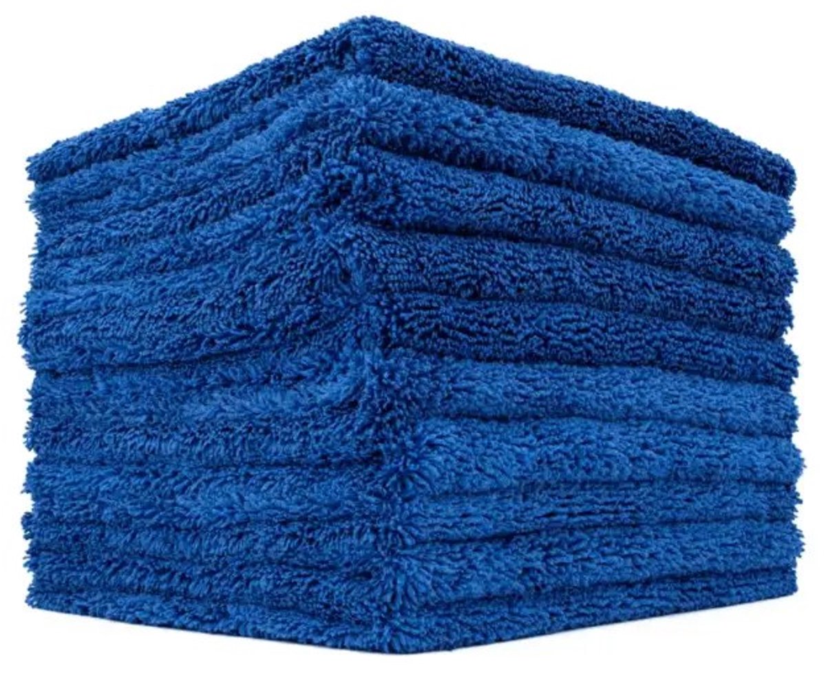 The Rag Company Creature Edgeless Microvezel doek Koningsblauw 10 Stuks