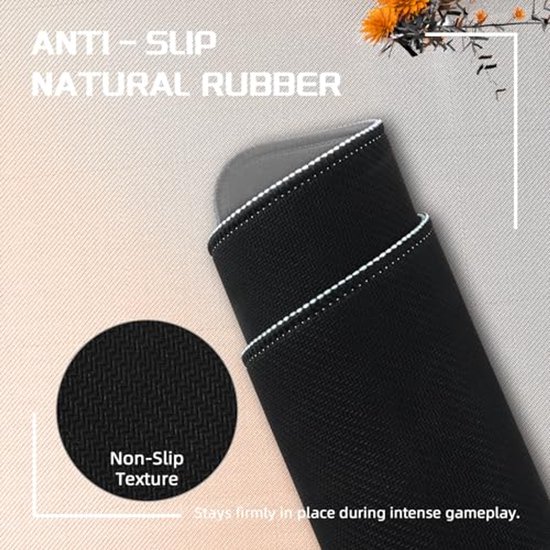 Gaming Muismat Medium - Superfijne Vezel voor Precisie en Nauwkeurigheid - 17,72 x 15,75 inch — afbeelding 2