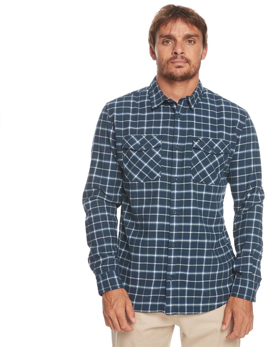 Quiksilver Overhemd Met Lange Mouwen L Man Naval Academy Dulsie
